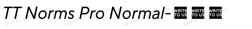 TT Norms Pro Normal字体转换 TT Norms Pro Normal字体转换